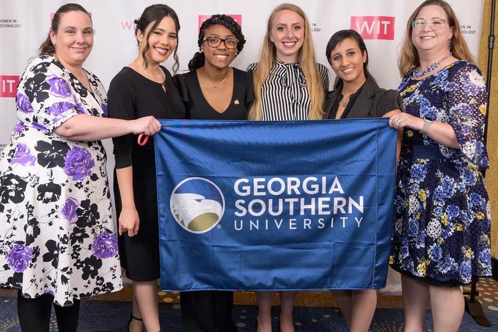 College students attending WIT Event at Georgia Southern University