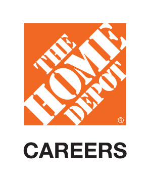 The Home Depot logo in orange and white above the word CAREERS in bold black letters.