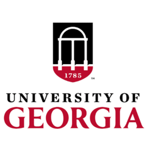 University of Georgia logo featuring an arch above the year 1785, with University of Georgia written below in bold letters.